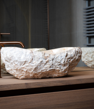 Loutro Bathroomware Waskom Kev | Marmer | Kies Maat + Kleur!