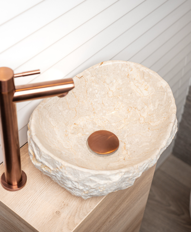 Loutro Bathroomware Waskom Kev | Marmer | Kies Maat + Kleur!