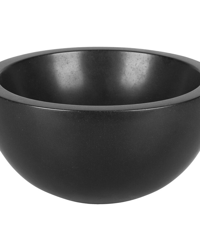 Differnz Waskom Boomer | Keramiek | Zwart | H10 x Ø20 Cm