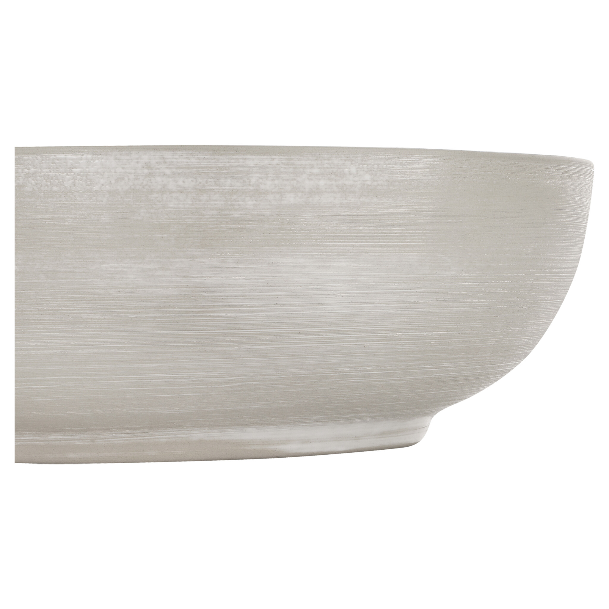 Differnz Waskom Shine | Keramiek | Grijs/Zilver | H13.5 x Ø40 Cm