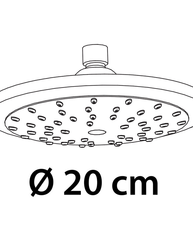 Differnz Doucheset Proline | Chroom | H150 x Ø20 Cm