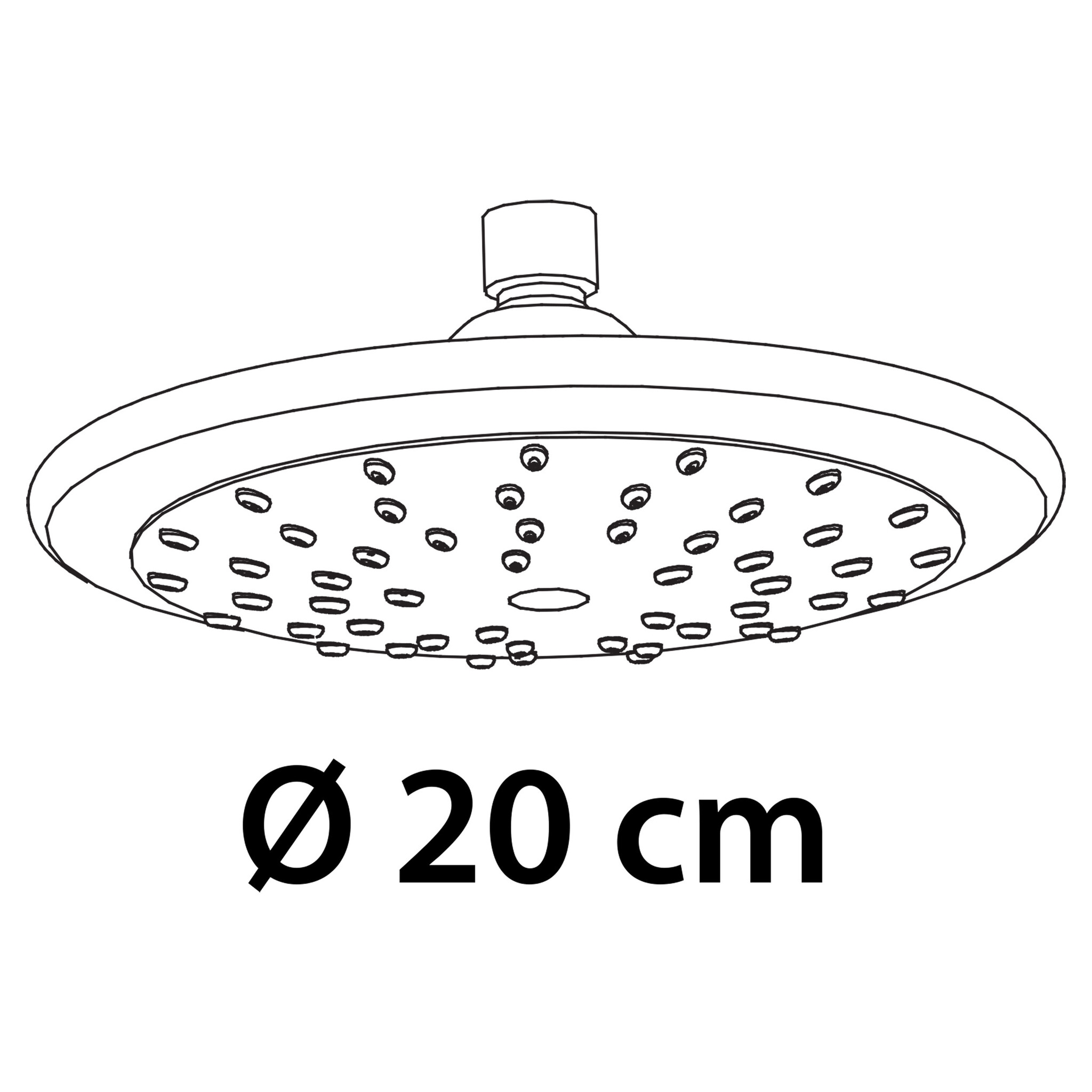 Differnz Doucheset Proline | Chroom | H150 x Ø20 Cm
