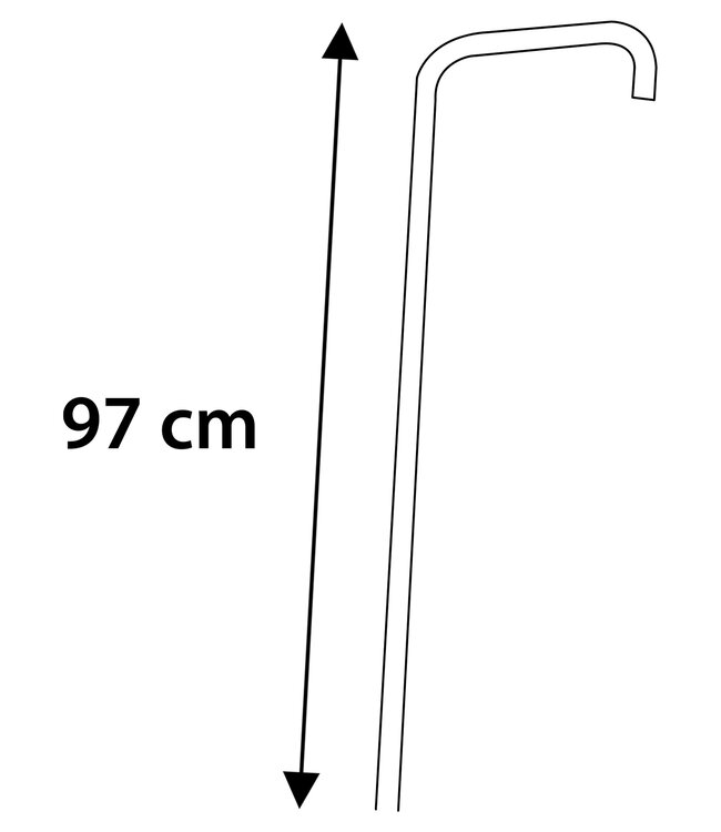 Differnz Doucheset Proline | Chroom | H150 x Ø20 Cm