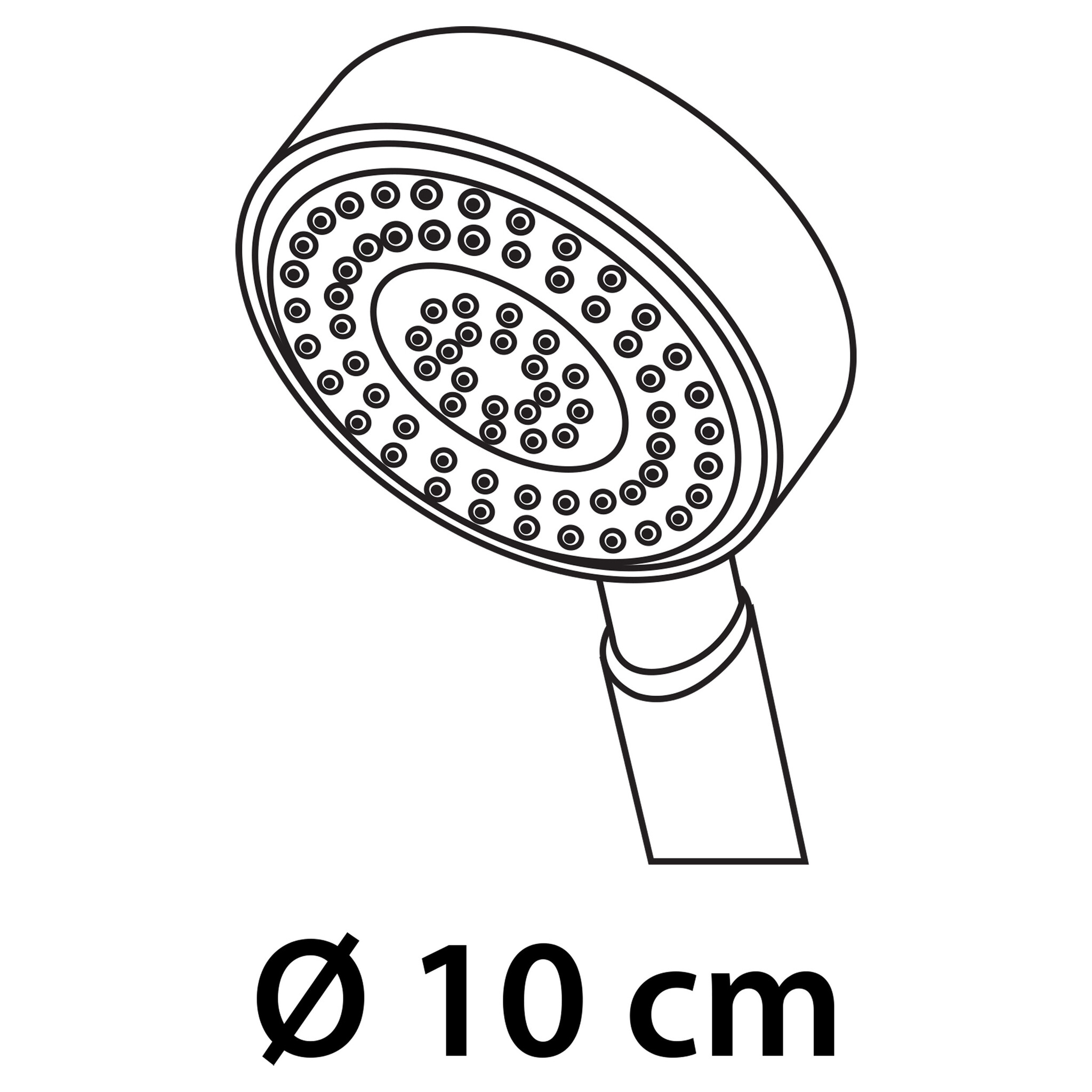 Differnz Doucheset Topline | Chroom | H97 x Ø25 Cm