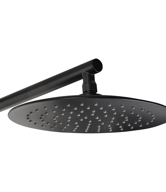 Differnz Doucheset Thermoline | Mat Zwart | H115 x Ø25 Cm