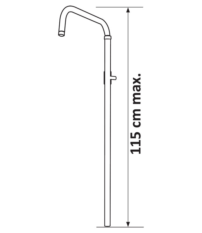 Differnz Doucheset Thermoline | Mat Zwart | Vierkant