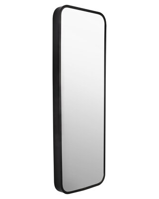 Differnz Spiegel | Mat Zwart | H75 x B28 Cm