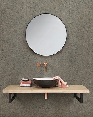Differnz Spiegel Rond | Zwart | Ø65 Cm