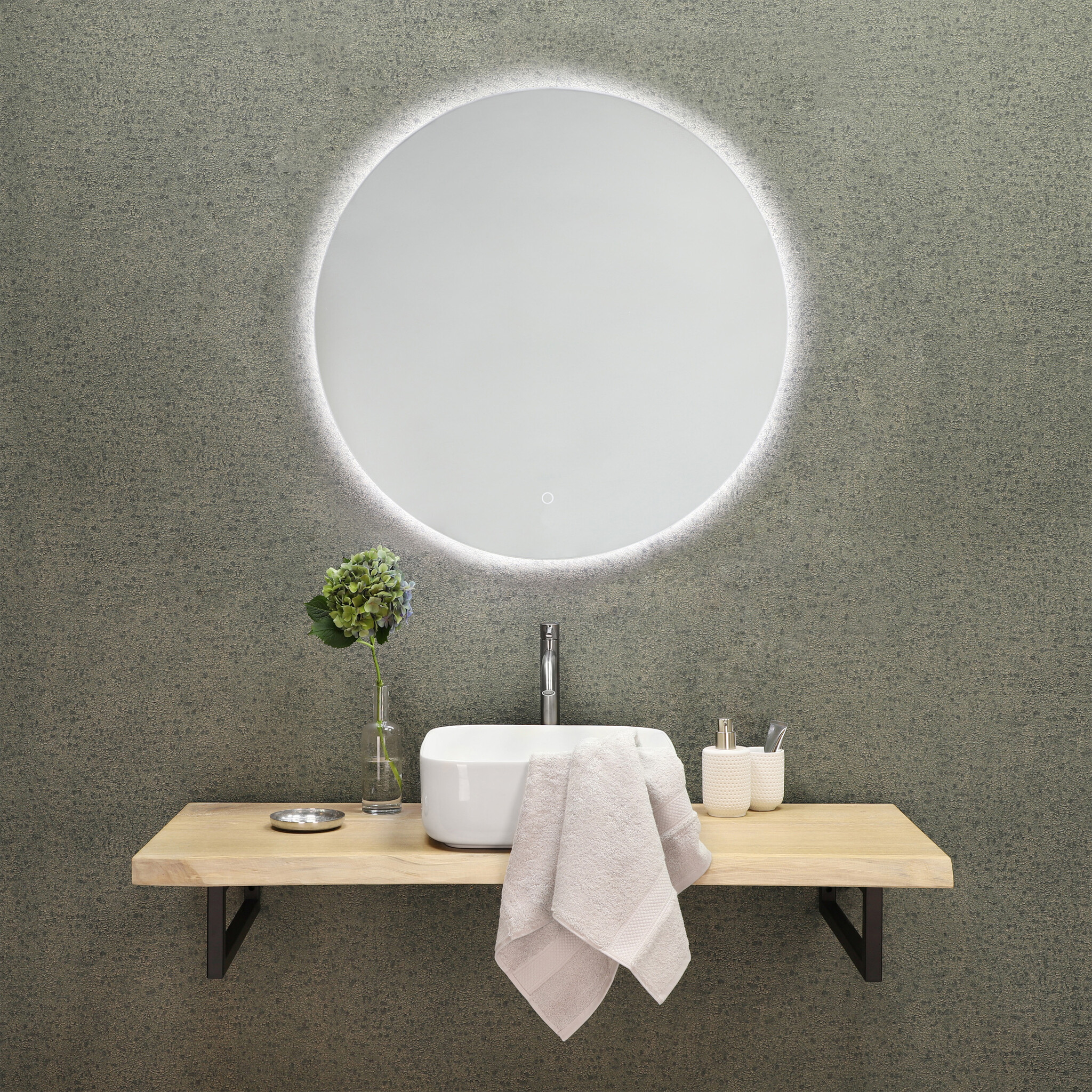 Differnz Spiegel LED | Rond | Ø80 Cm