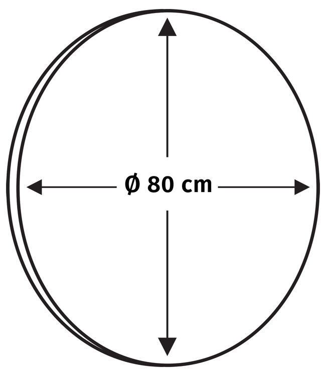 Differnz Spiegel LED | Rond | Ø80 Cm
