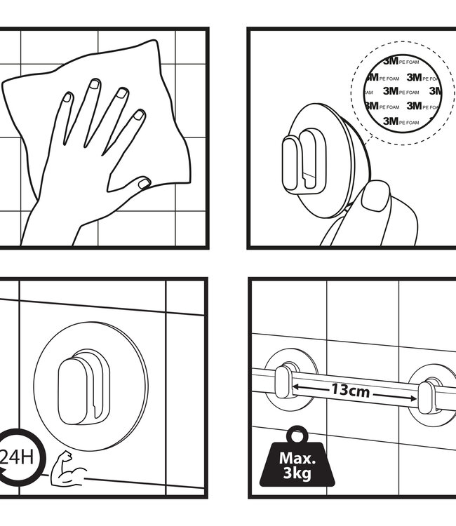 Differnz Draadmand Rechthoek | Mat Zwart | B25xL11,6xH8,1 Cm