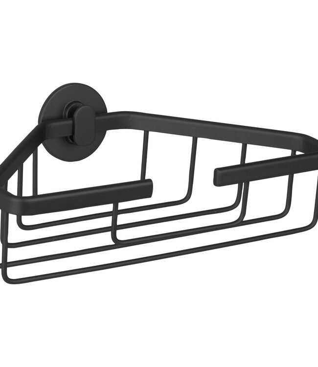 Differnz Draadmand Driehoek | Mat Zwart | B25xL13,1xH8,1 Cm