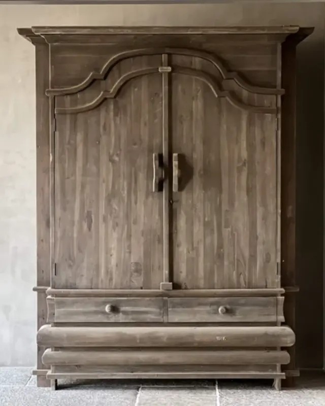 Aura Peeperkorn Kast Saar | Teakhout 210 x 180 x 60 cm