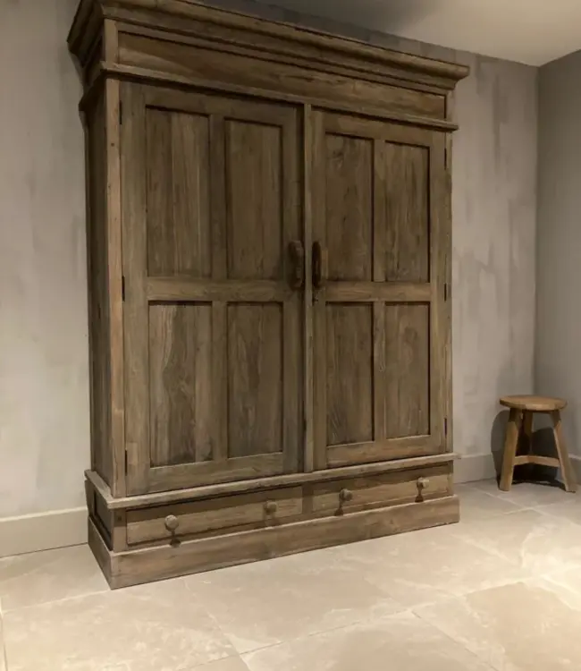 Aura Peeperkorn Kast Mees | Teakhout | H210 x B170 x D56 Cm