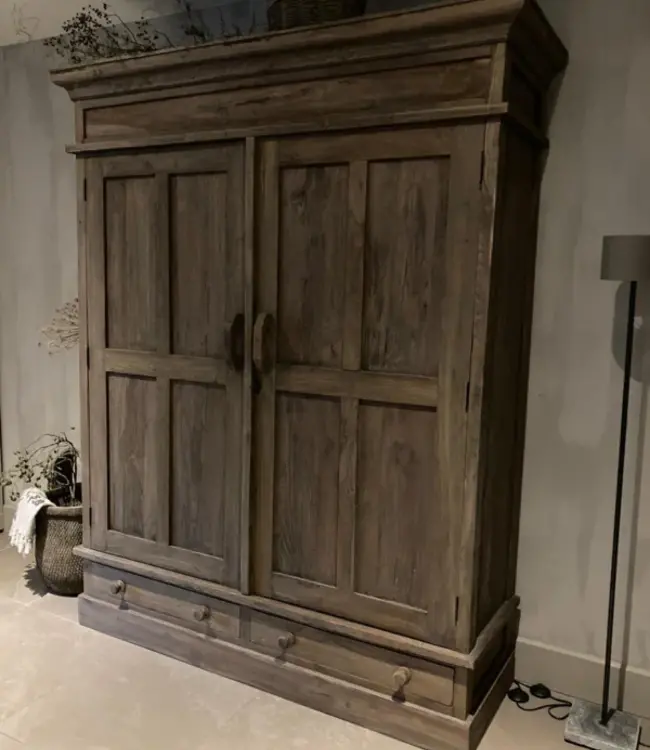 Aura Peeperkorn Kast Mees | Teakhout | H210 x B170 x D56 Cm