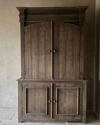 Aura Peeperkorn Kast Fiene | Teakhout | H230 x B140 x D50 Cm