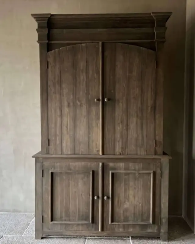 Aura Peeperkorn Kast Fiene | Teakhout | H230 x B140 x D50 Cm