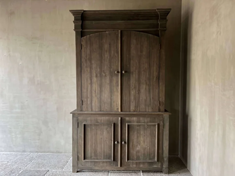 Aura Peeperkorn Kast Fiene | Teakhout | H230 x B140 x D50 Cm