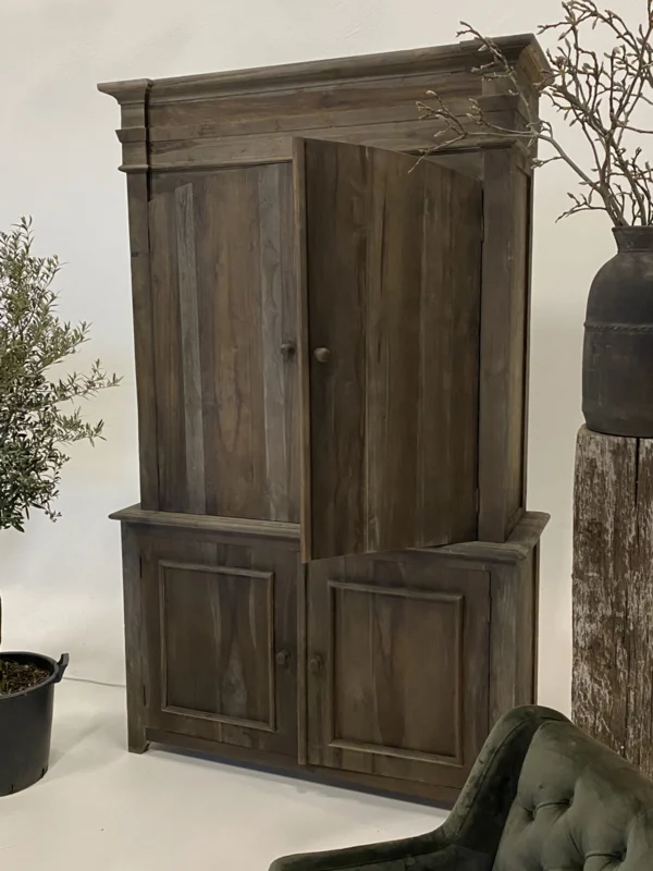Aura Peeperkorn Kast Fiene | Teakhout | H230 x B140 x D50 Cm