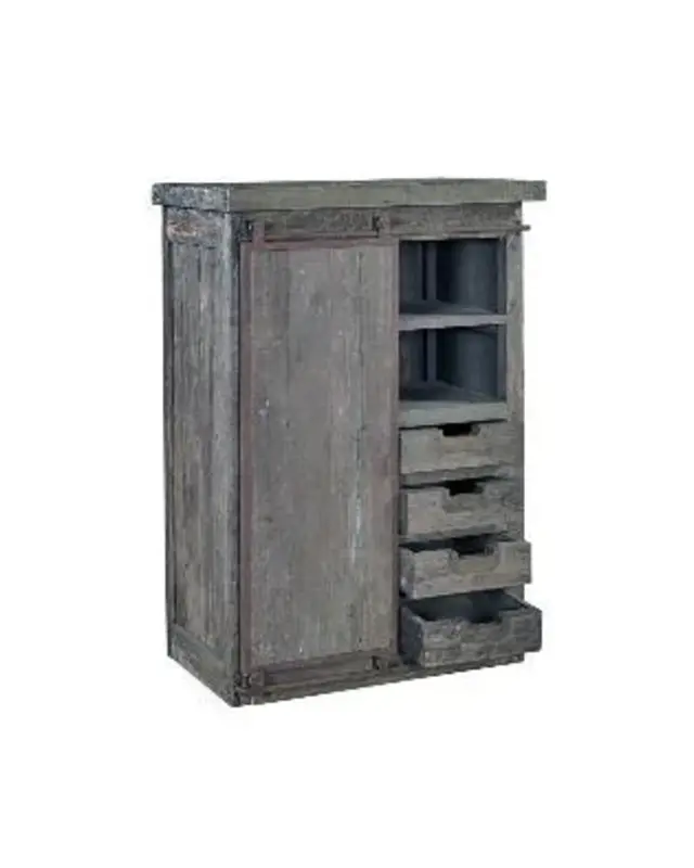 Rene Houtman Kast Sliding Mini | Driftwood | H120xB85xD45 Cm