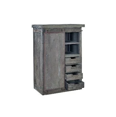 Rene Houtman Kast Sliding Mini | Driftwood | H120xB85xD45 Cm