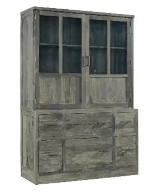 Rene Houtman Vitrinekast Scandi | Driftwood | H220xB160xD50