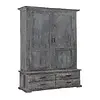 Kabinet Teun | Driftwood | H220xB150xD50 Cm