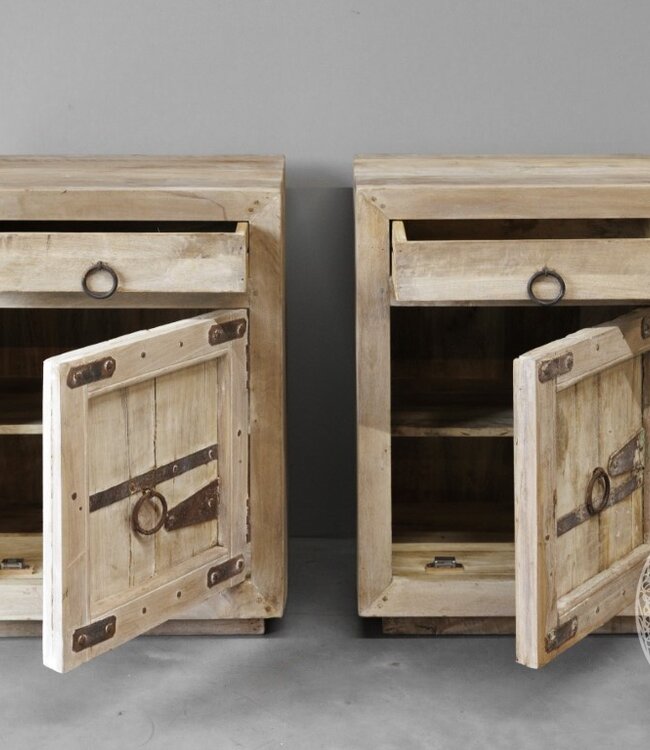 Be-Uniq Set Van 2 Nachtkastjes | H77 x B61 x D46 Cm