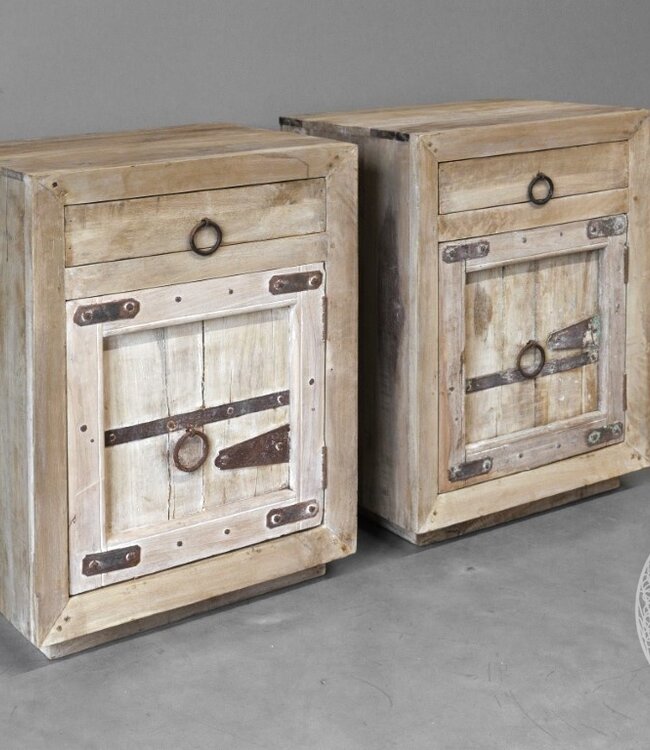 Be-Uniq Set Van 2 Nachtkastjes | H77 x B61 x D46 Cm