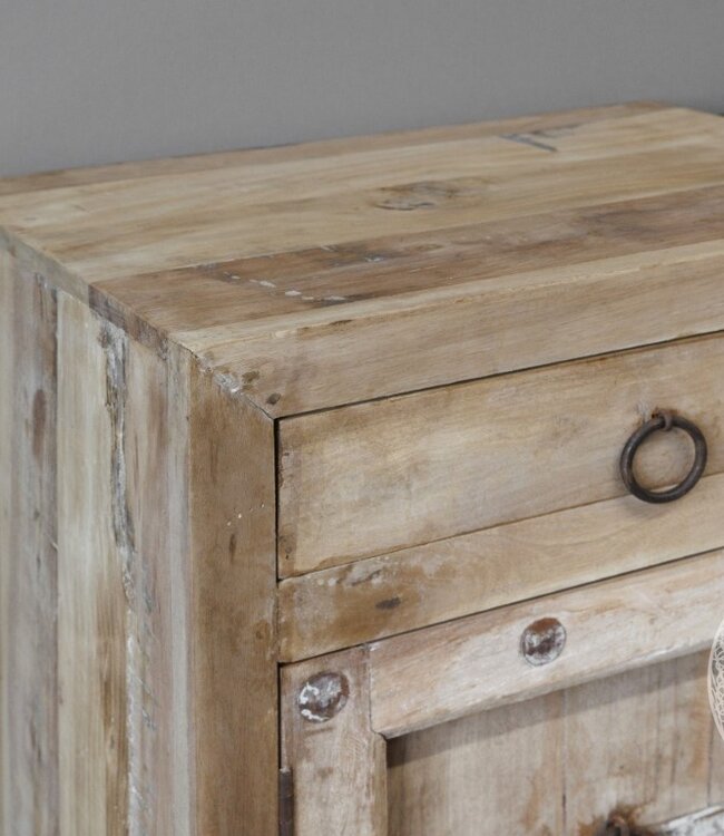 Be-Uniq Set Van 2 Nachtkastjes | Hout | H77xB61xD46 Cm