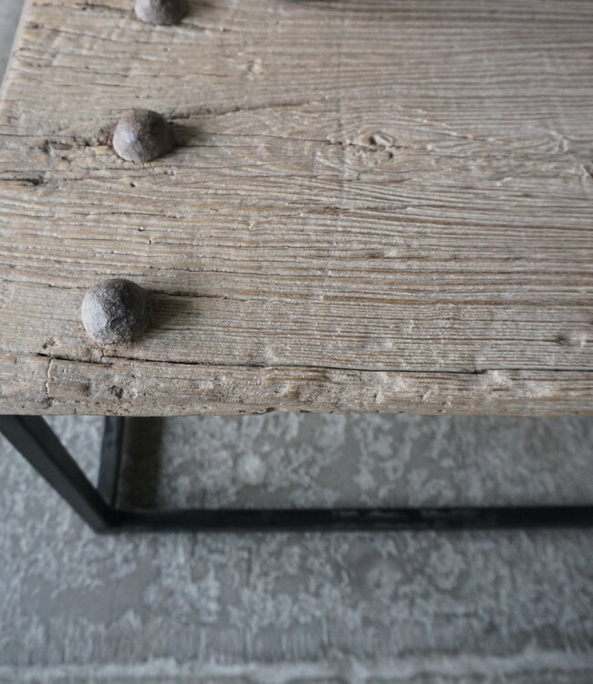 Rene Houtman Salontafel India | Oud Hout | H38 x B82 x D56 cm