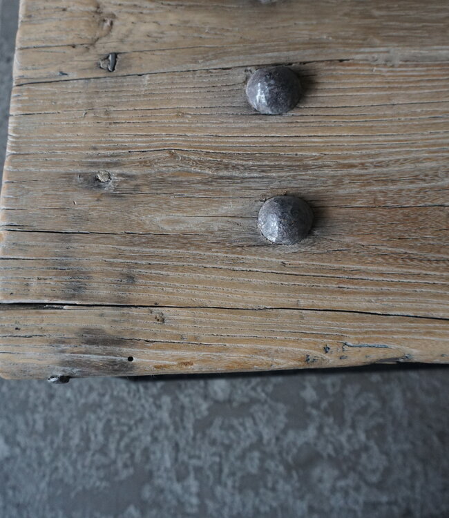 Rene Houtman Salontafel India | Oud Hout | H38 x B86 x D51 cm