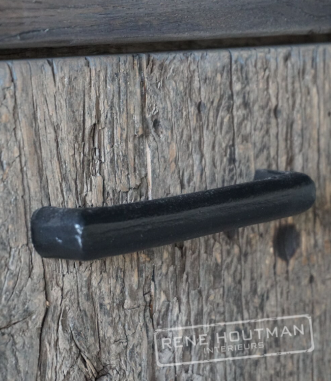 Rene Houtman Badkamerkast Maureen | Oud Eiken Geborsteld | Kies Maat