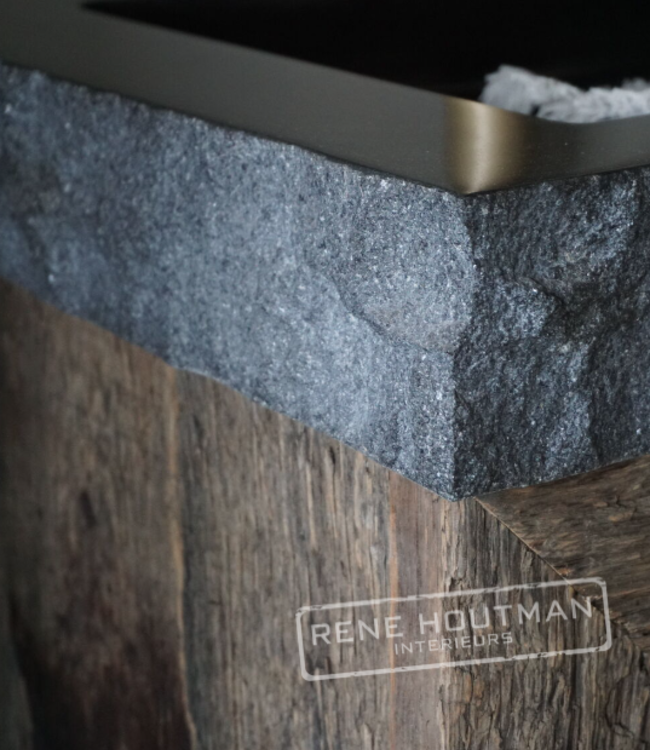 Rene Houtman Badkamermeubel Maureen | Geborsteld Eiken | Kies Maat