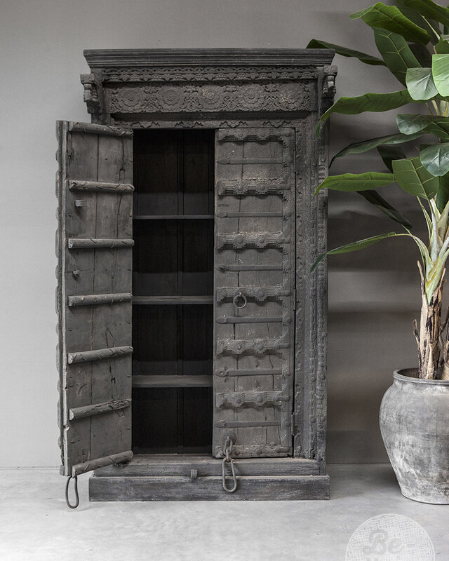 Be-Uniq 2-Deurs Kast | India | H215 x B115 x D48 Cm