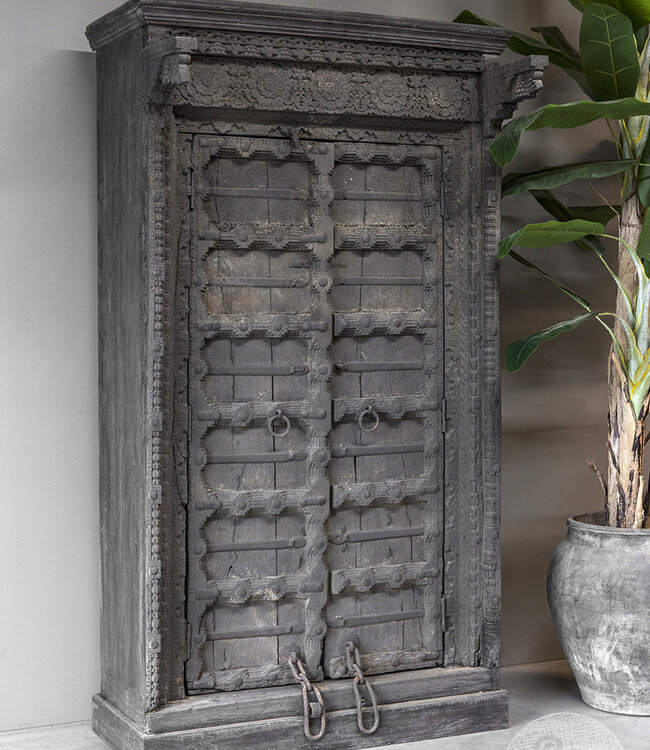 Be-Uniq 2-Deurs Kast | India | H215 x B115 x D48 Cm