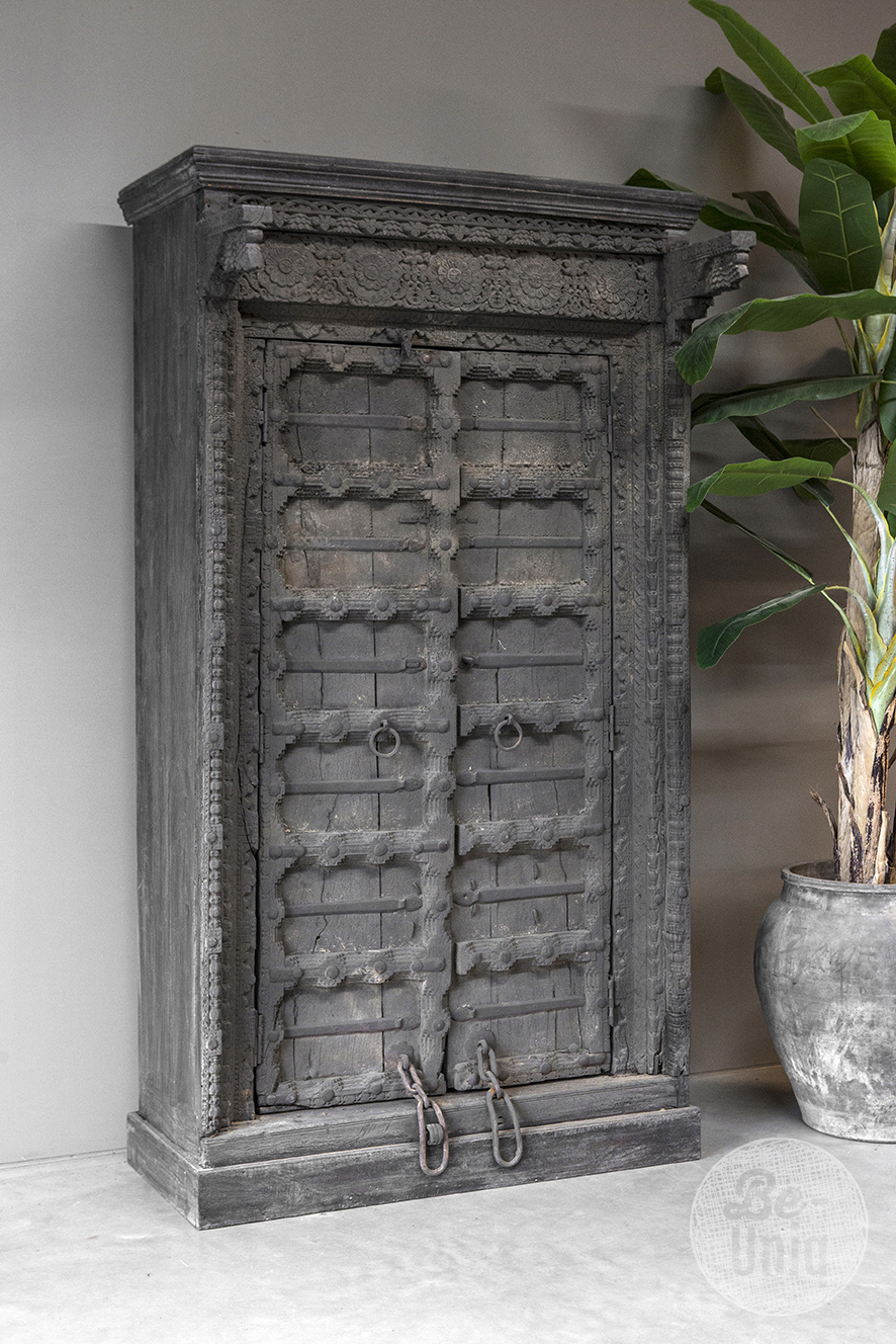 Be-Uniq 2-Deurs Kast | India | H215 x B115 x D48 Cm