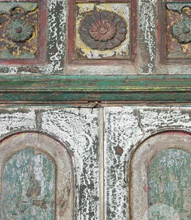 Be-Uniq Antiek Raamluik | India | H145 x B92 x D11 Cm