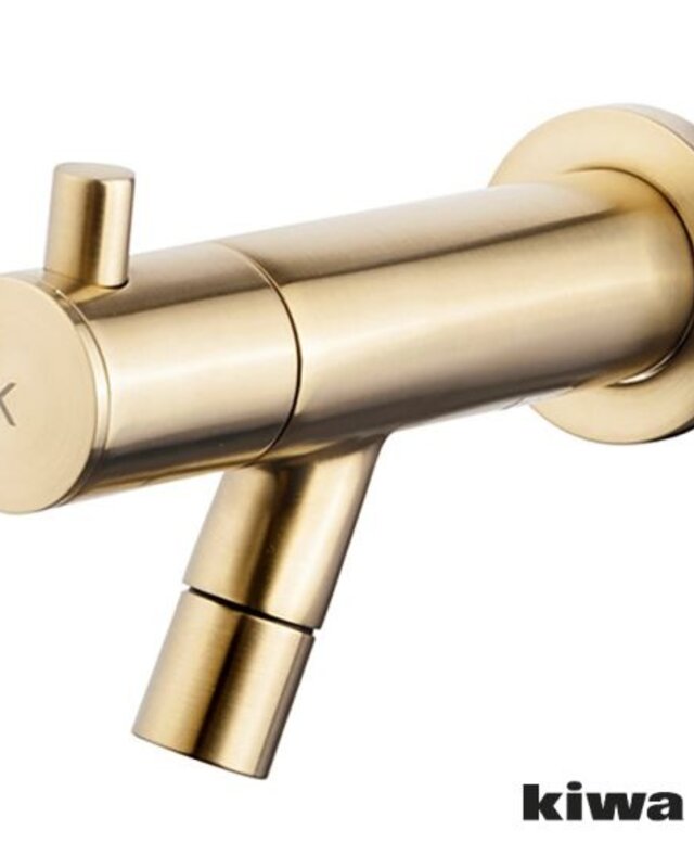 Wiesbaden Amador Fonteinkraan Kiwa | Muurbevestiging | 1/2" | Messing