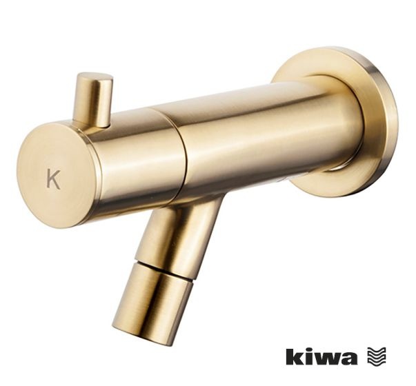 Wiesbaden Amador Fonteinkraan Kiwa | Muurbevestiging | 1/2" | Messing