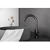 Ribbd Wastafelmengkraan | Gunmetal