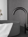Wiesbaden Ribbd Wastafelmengkraan | Gunmetal