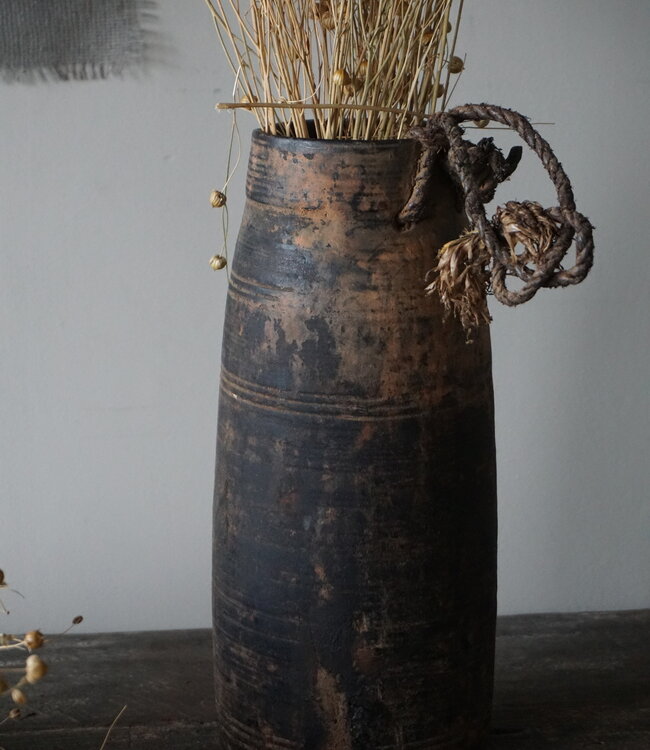 Aura Peeperkorn Nepalese Houten Pot | S