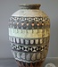 Be-Uniq Oude Beschilderde Tribal Pot | Nepal | H143 x D85