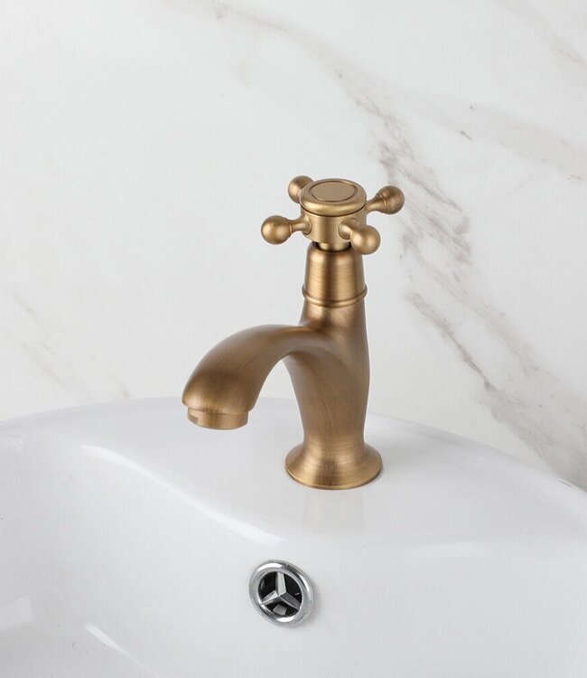 Rene Houtman Fonteinkraantje Brons Nostalgisch | Koud Water