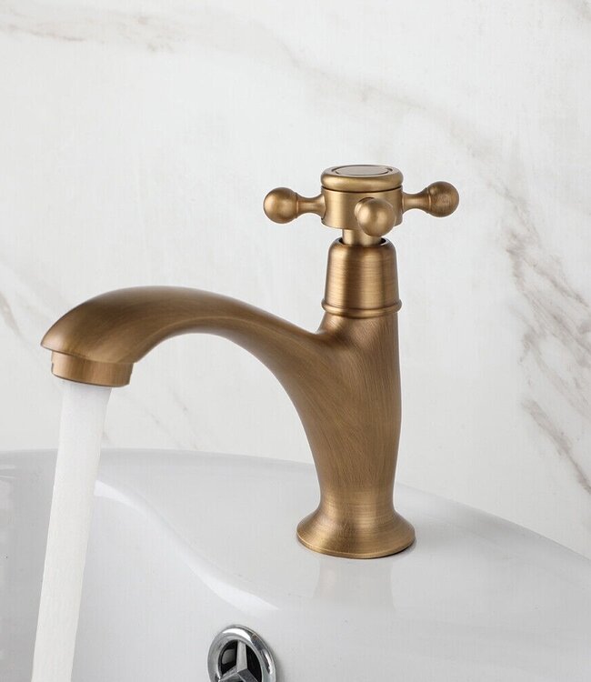 Rene Houtman Fonteinkraantje Brons Nostalgisch | Koud Water