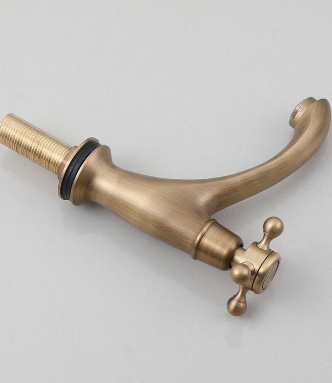 Rene Houtman Fonteinkraantje Brons Nostalgisch | Koud Water