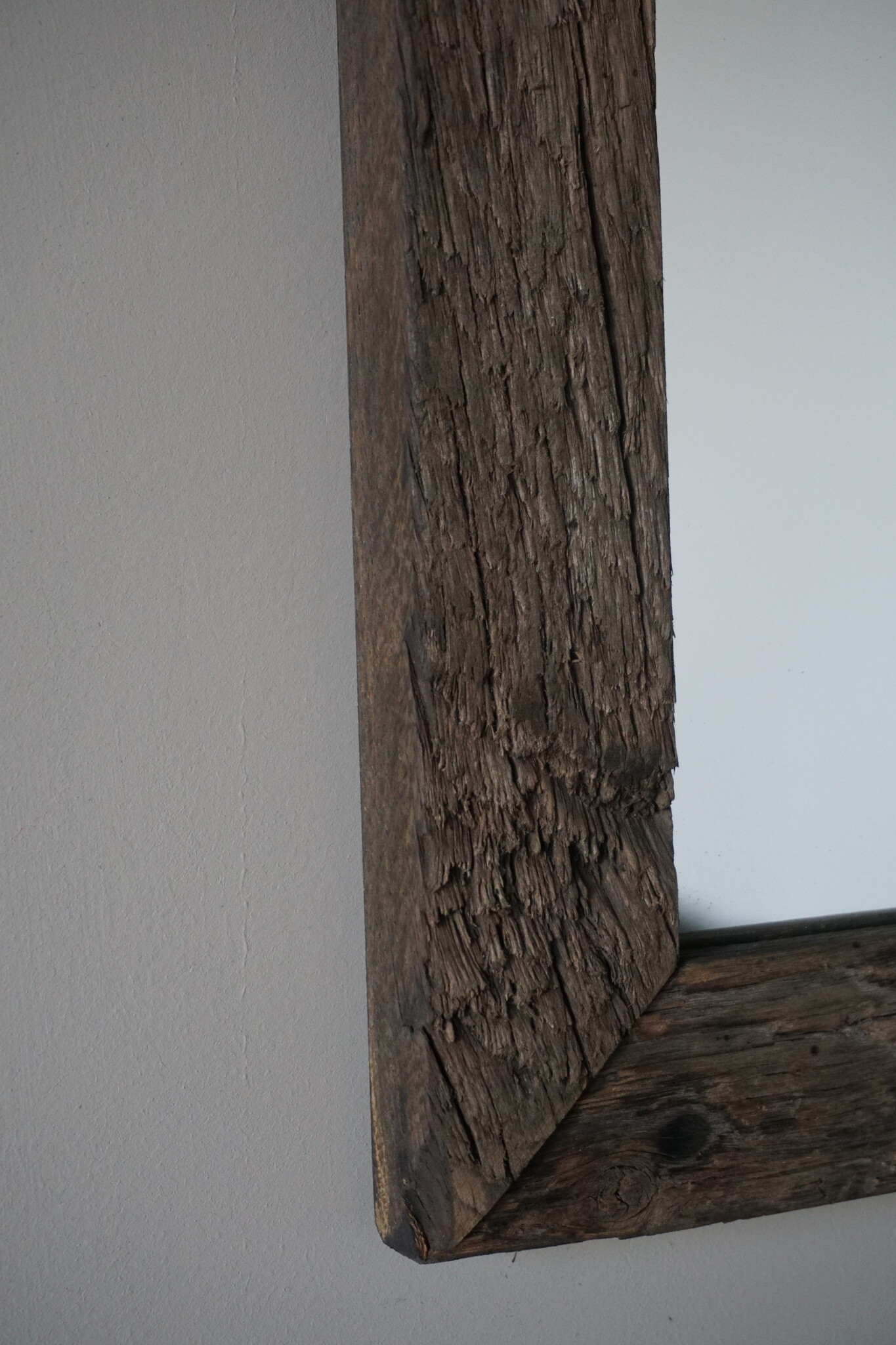 Rene Houtman Toiletspiegel | Oud Eiken Geborsteld | H53 x B38 cm
