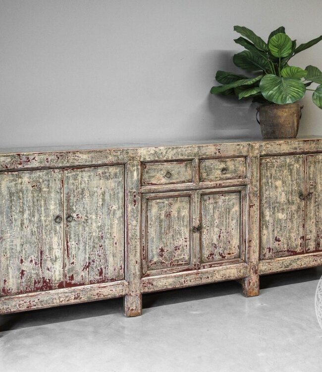 Be-Uniq Oud Dressoir | China | H94 x B229 x D45 Cm