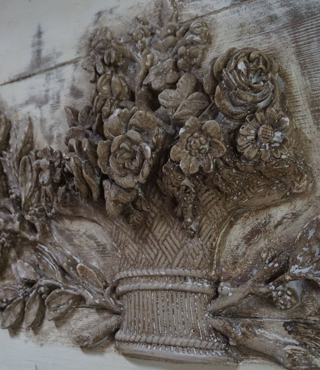 Rene Houtman Schilderij Bloem Ornament | H108 x B160 cm